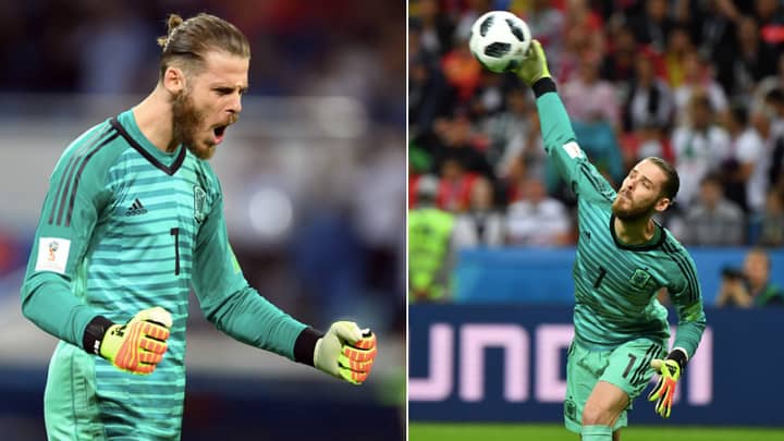 David De Gea Makes His First Save Of The World Cup After 205 Minutes 