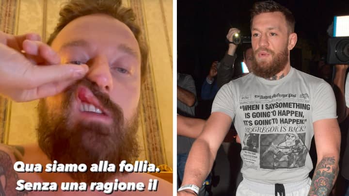 Famous Italian DJ Claims Conor McGregor Attacked Him For No Reason