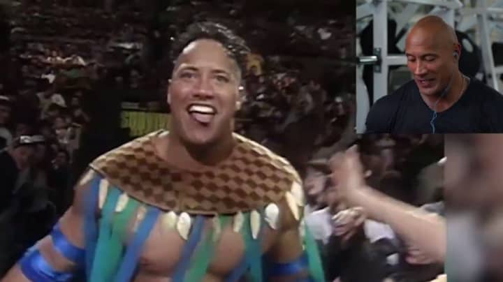 Watch: The Rock Commentating On His WWE Debut Is Absolutely Electrifying