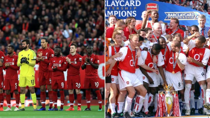 Liverpool Have Surpassed Arsenal's 03/04 'Invincibles' Points Tally