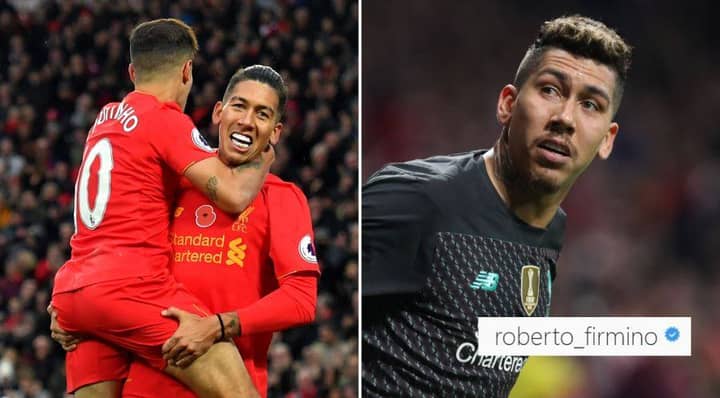 Roberto Firmino's Reaction To Philippe Coutinho's Transfer Plea Has Liverpool Fans Very Excited