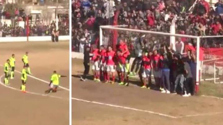 Paulo Dybala Once Scored The Perfect Free-Kick Past Biggest Wall Ever