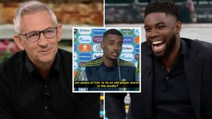 Micah Richards Completely Mugged Off Gary Lineker After Alexander Isak Didn't Have A Clue Who He Was