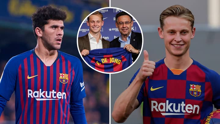Carles Alena Selflessly 'Gives Up No 21 Shirt' For Frenkie De Jong To Honour His Late Grandad