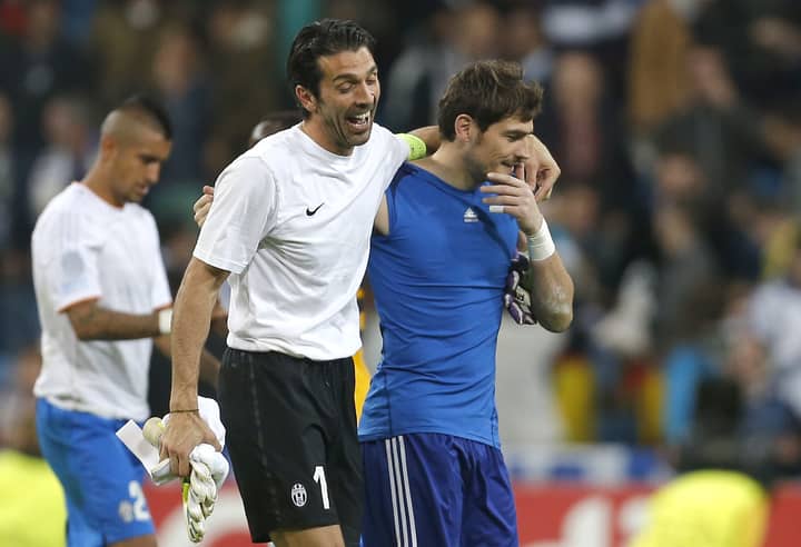 Gianluigi Buffon And Iker Casillas Share Bromantic Moment On Twitter