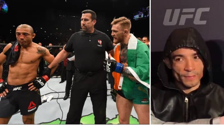 Jose Aldo Reacts To Conor McGregor Defending His Substantial Weight Cut