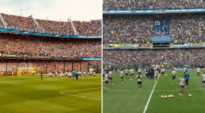 Boca Juniors Fans Show Incredible Support For Team Ahead Of Biggest Game In Their History