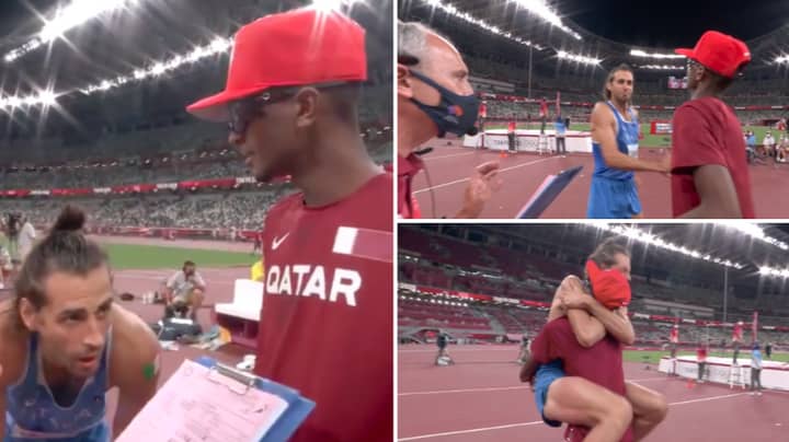 Olympic High Jumpers Share Gold Medal In Remarkable Show Of Sportsmanship