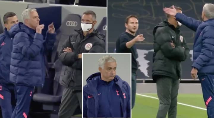 What Jose Mourinho Told Frank Lampard In Heated Touchline Argument During Tottenham Vs Chelsea