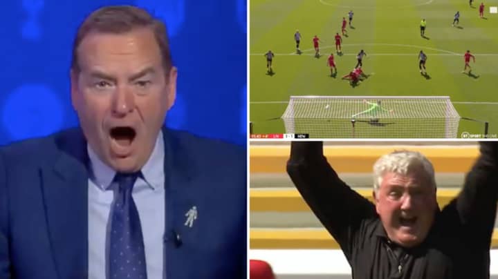 Jeff Stelling's Reaction To Joe Willock's 95th Minute Equaliser Against Liverpool On Sky Sports Soccer Saturday Was Sensational