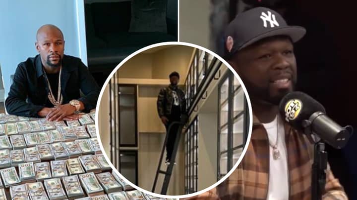 Floyd Mayweather Posts Hilarious Comeback To 50 Cent Saying His Money Is 'Gone'