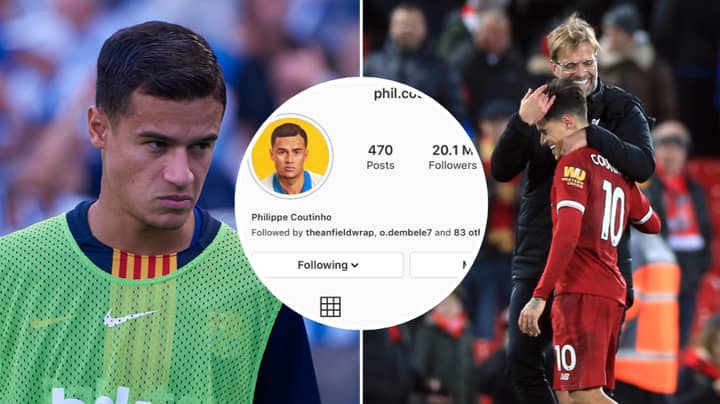 Philippe Coutinho Removes Barcelona From His Instagram Bio Amid Liverpool Speculation 