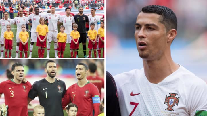 Why Cristiano Ronaldo Stood Sideways For Portugal National Anthem Ahead Of Euro 2020 Opener
