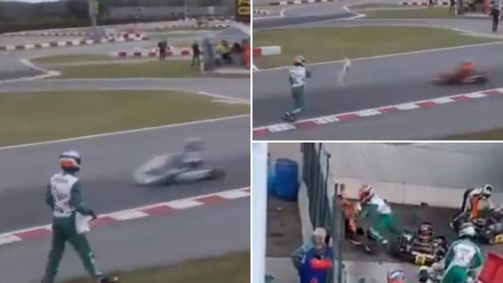 Luca Corberi Throws Bumper At Opposing Drivers In FIA ​​KZ World Championship, Starts Brawl After Race