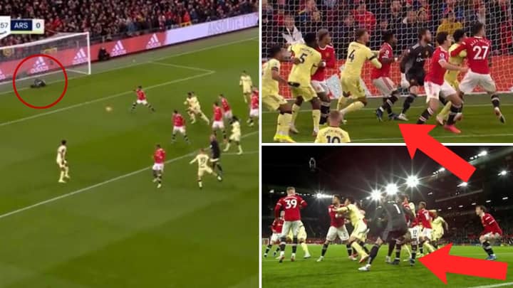Man United Concede Bizarre Goal As Fred Injures De Gea, Smith Rowe Scores Whist Keeper Is Down 