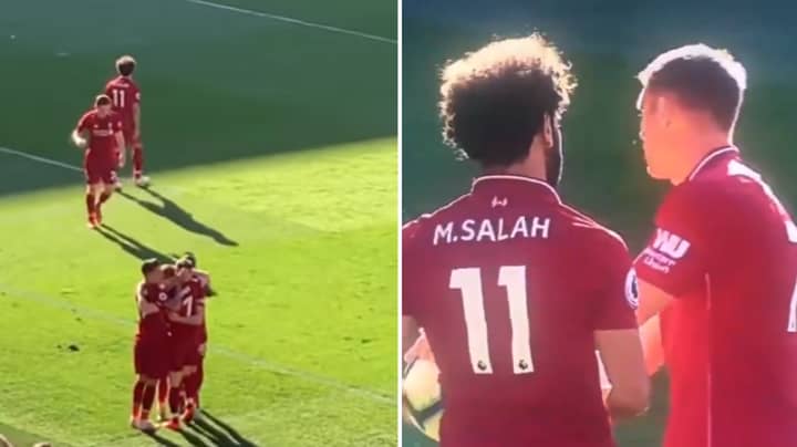 Mo Salah Didn't Celebrate James Milner Penalty After Argument