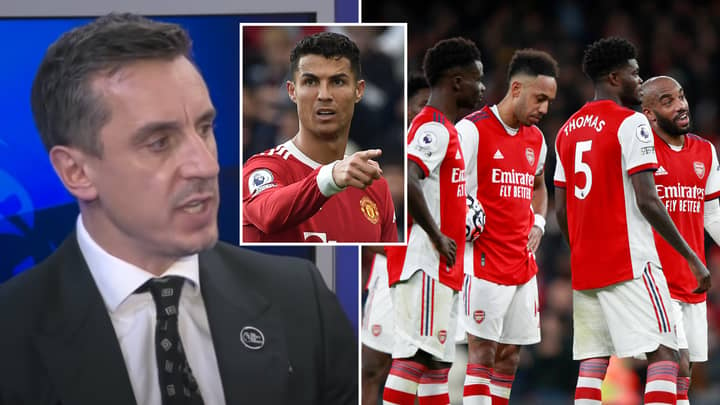 Gary Neville Says Arsenal Youngster Is 'More Clinical' Than Cristiano Ronaldo At The Same Age