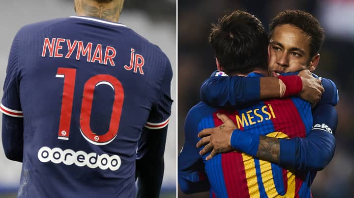 Neymar Offers His Number 10 Shirt To Lionel Messi Amid Paris Saint-Germain Talks 