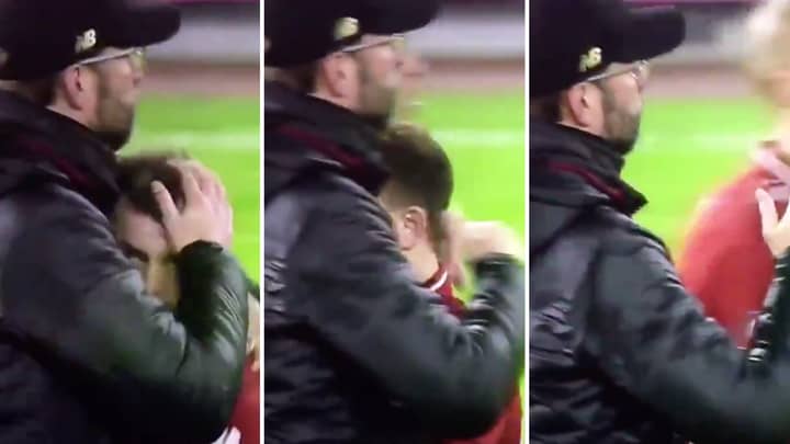 Xherdan Shaqiri Completely Disappears Into Jürgen Klopp’s Coat And We're So Confused