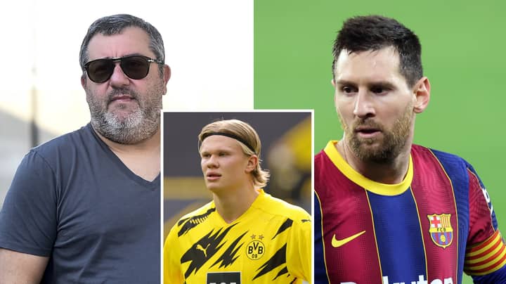 Mino Raiola Issues A List Of Demands It Will Take For Barcelona To Sign Erling Haaland