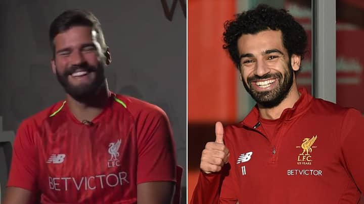 Alisson Reveals The Brilliant Text Message From Mohamed Salah During Liverpool Negotiations 