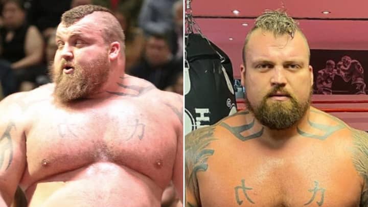 Eddie Hall Shows Off Remarkable 36kg Weight Loss Ahead Of Boxing Match With 'The Mountain'