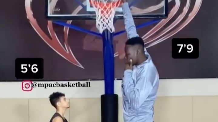 New Video Emerges Of 7-Foot-9-Inch Teenager Abiodun Adegoke Dunking Without Jumping