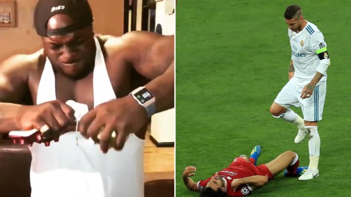 Adebayo Akinfenwa Sends Sergio Ramos A Warning Over Mo Salah Incident