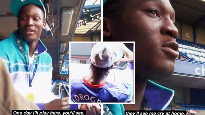 Romelu Lukaku Once Visited Chelsea As A Kid In A Drogba Shirt And Declared ‘One Day I’ll Play Here’