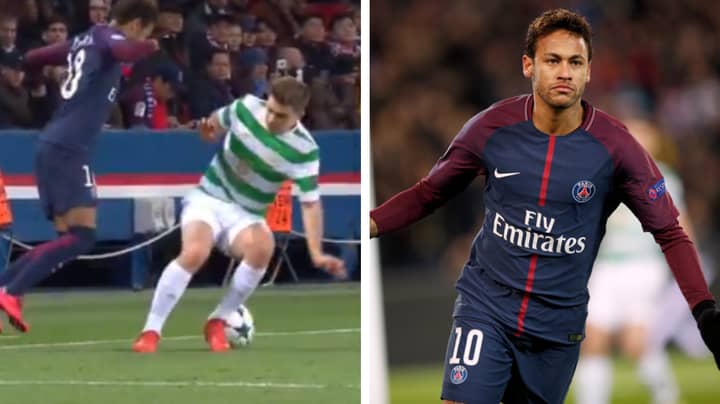 Neymar Makes Celtic's James Forrest Look Silly Twice In Seconds