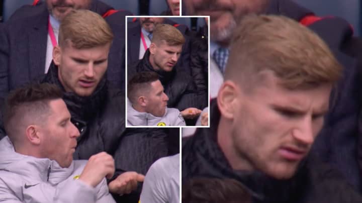 Timo Werner Genuinely Looked Disgusted At Being Given Orange Wine Gum During Norwich Game