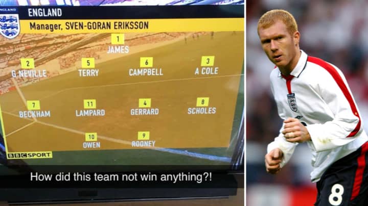 People Still Can't Believe England Didn't Win Anything With This 'Golden Generation' Team