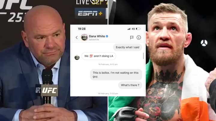 Dana White Finally Reacts To Conor McGregor Leaking Their Private Messages