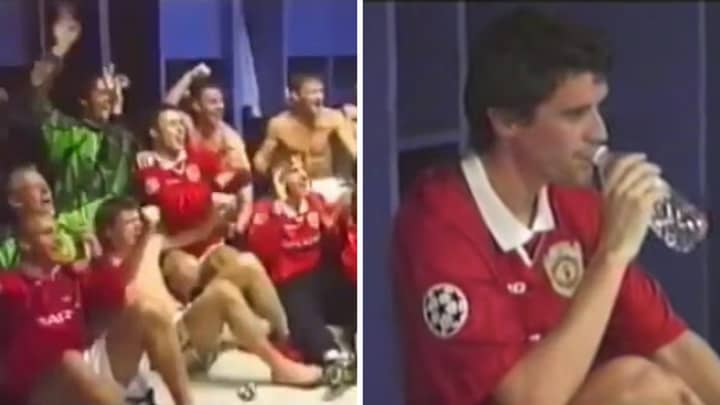 Rare Footage Inside The Manchester United Dressing Room After Famous Win Against Juventus In '99