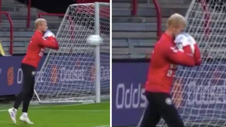 'The Danish Catch' Goalkeeping Technique Will Genuinely Blow Your Mind