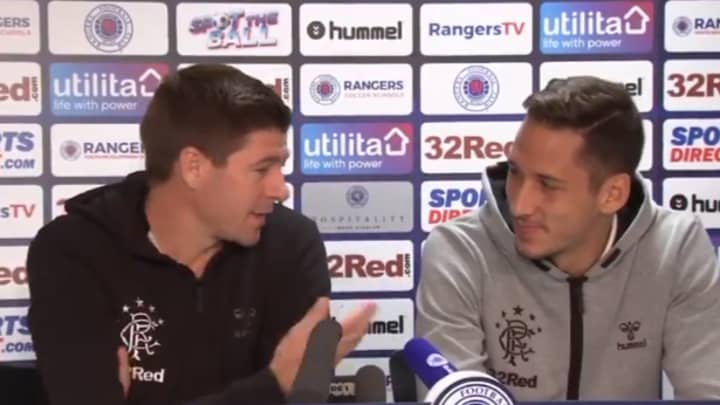 Steven Gerrard Has To Translate Scottish Accent For Nikola Katic