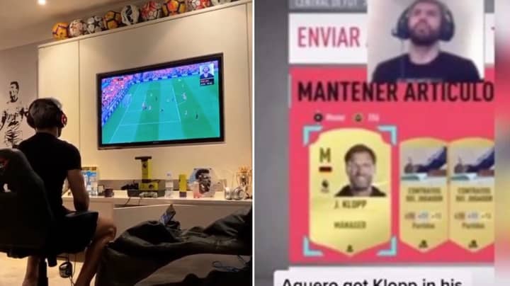 Sergio Aguero's Incredible Reaction Of Packing Jurgen Klopp On FIFA Ultimate Team