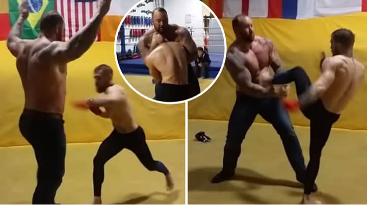 What Happened When Conor McGregor Sparred With 'The Mountain' From Game Of Thrones