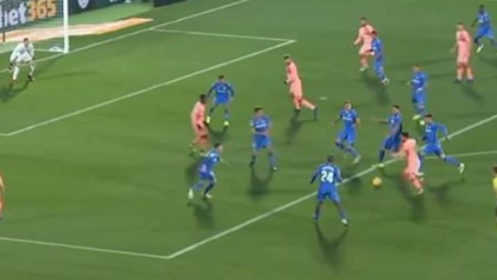 The Moment Six Getafe Players Tried To Stop Lionel Messi, And He Won