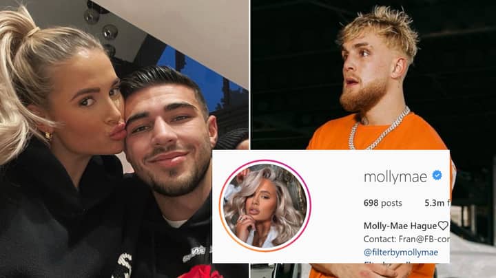 'Molly-Mae Slid Into Jake Paul's DMs' Before Meeting Tommy Fury On Love Island