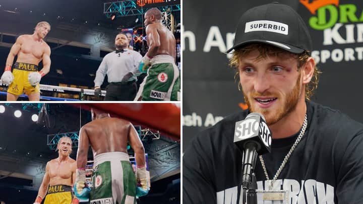 New Ringside Footage Shows What Logan Paul Hilariously Told Floyd Mayweather During Their Fight