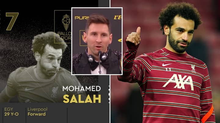 Lionel Messi Reacts To Mohamed Salah Finishing Only Seventh In Ballon d'Or Rankings