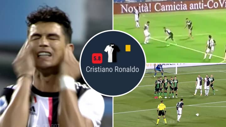 Cristiano Ronaldo Had One Of His Worst Nights For Juventus Against Sassuolo