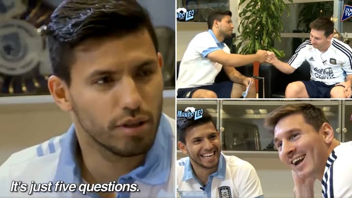 Sergio Aguero Once 'Interviewed' Lionel Messi And Their Incredibly Close Friendship Was Clear To See