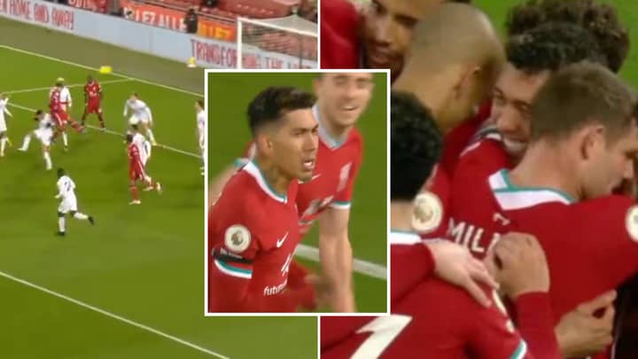 Every Liverpool Player Celebrated With Roberto Firmino After He Finally Ended His Goal Drought