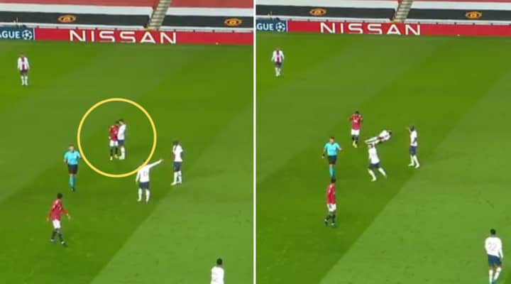 Fred Avoids Red Card After 'Headbutt' On Leandro Paredes During Man Utd Vs PSG