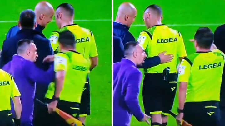 Franck Ribery Set To Receive Lengthy Ban After Shoving Linesman At Full-Time