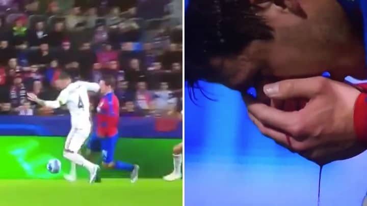Football Fans Want Sergio Ramos Banned After Disgusting Challenge