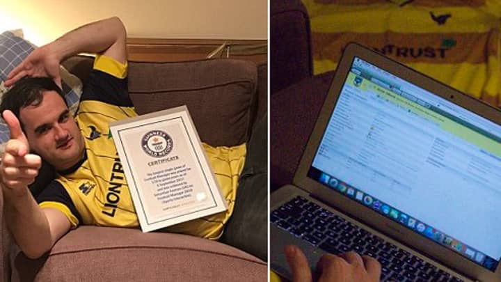 Football Manager Addict Breaks Guinness World Record For Longest Ever Game