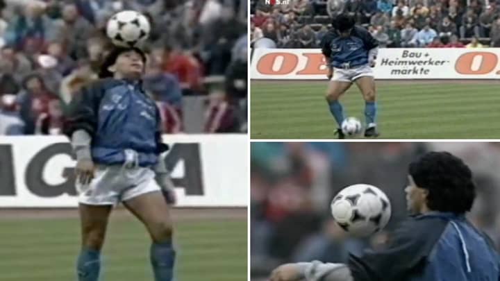 Diego Maradona Gave Us The Greatest Warm Up Of All Time Before The 1989 UEFA Cup Semi-Final